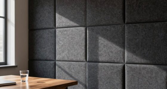 soundproofing or aesthetic enhancement