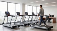 tall users under desk treadmill options