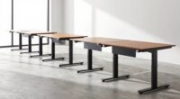 top adjustable height desks