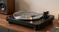 top belt drive turntables