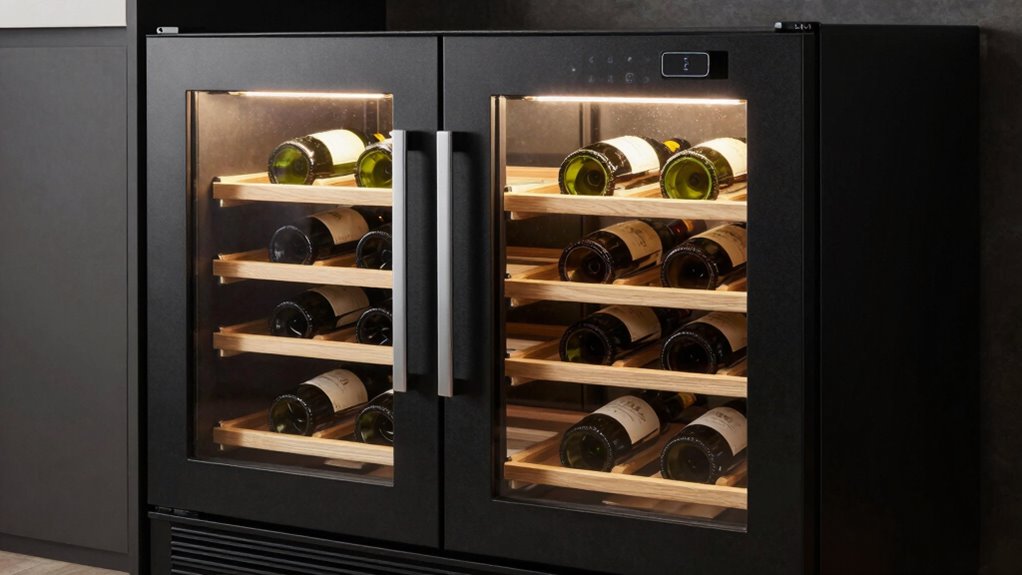 top dual zone wine coolers