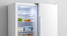top frost free upright freezers