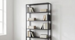 top minimalist tall bookshelves