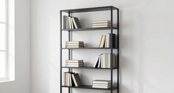 top minimalist tall bookshelves