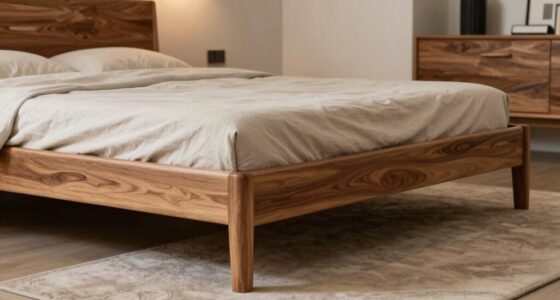 top queen wood bed frames