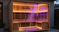 top two person infrared saunas