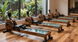 top water rowing machines