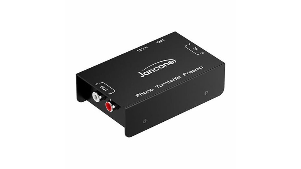 turntable preamplifier outputs