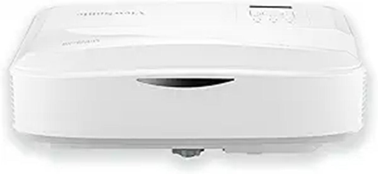 ultra short throw projector