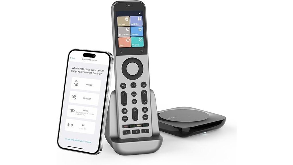universal remote with touchscreen