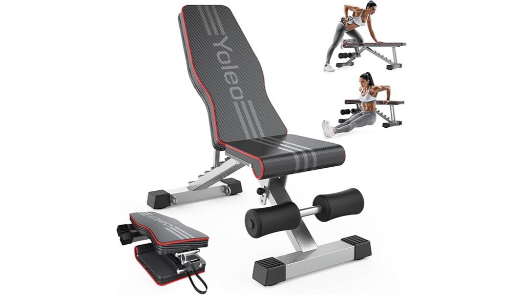 versatile foldable exercise bench