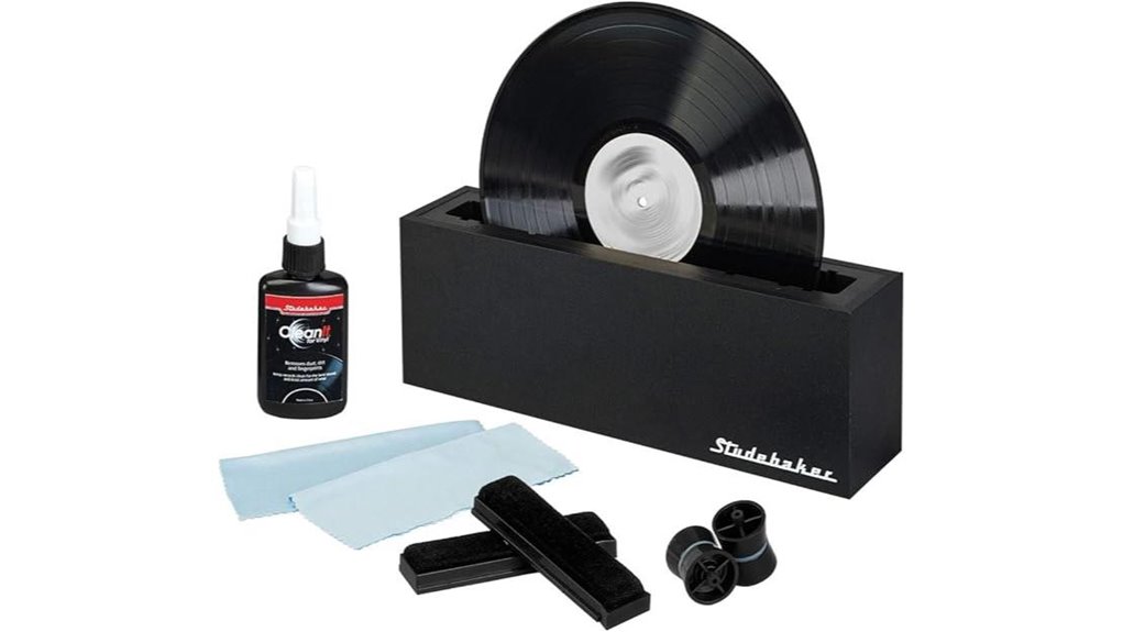 vinyl record cleaning set