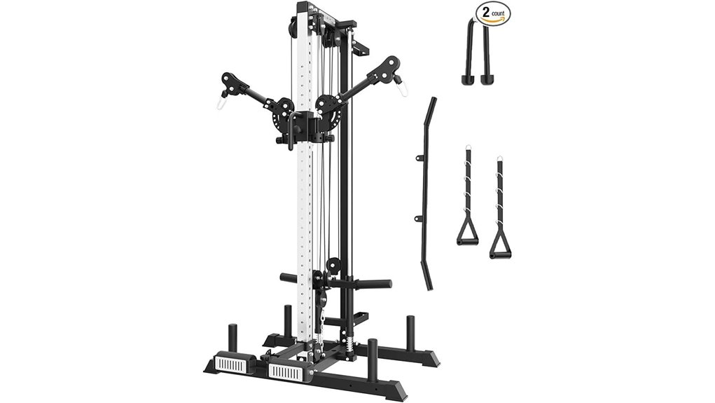 wall mounted cable machine