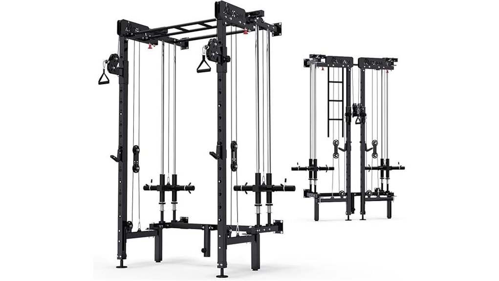wall mounted folding rack