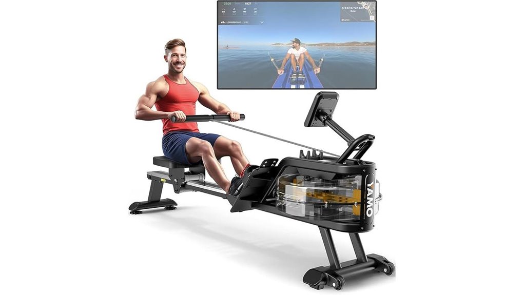 water powered rowing machine