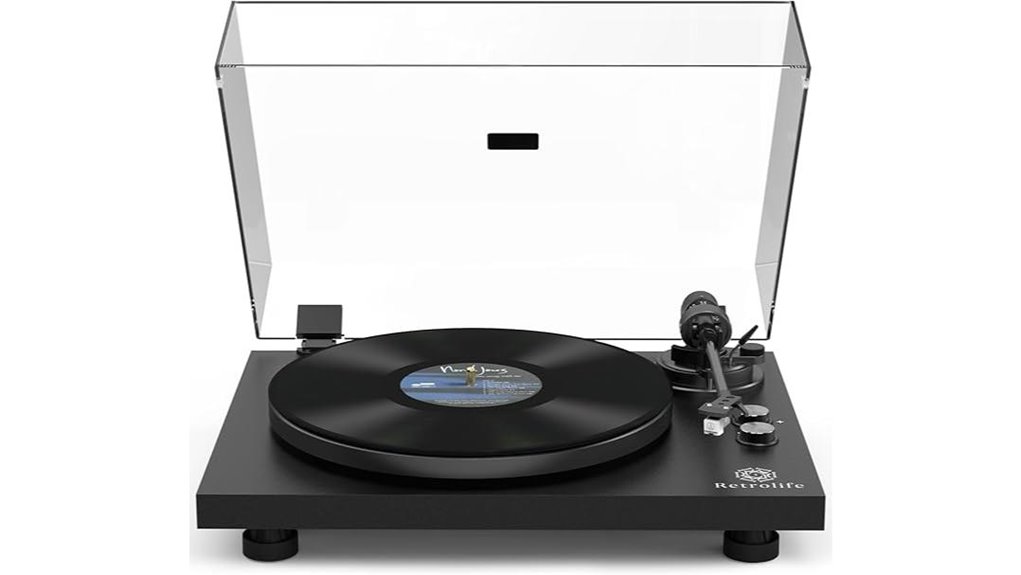 wireless turntable with tonearm