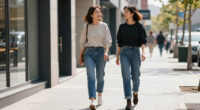 Not Trainers—The Coolest Women In Their 60S And 40S Are Wearing Straight-Leg Jeans With These Shoes Instead