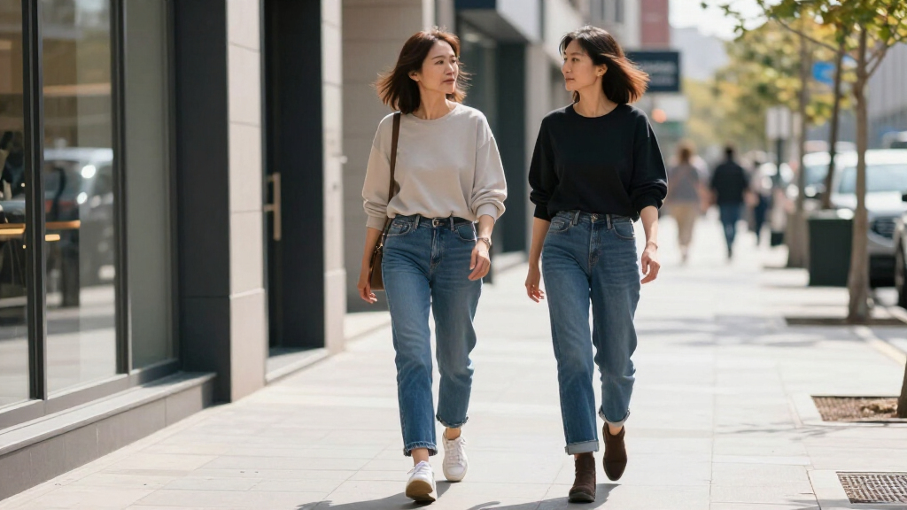 Not Trainers—The Coolest Women In Their 60S And 40S Are Wearing Straight-Leg Jeans With These Shoes Instead