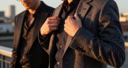 Swift and Kelce outfits by Northern Irish designer