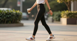 Hold The Sneakerinas—This Classic Trainer Trend Makes Leggings Look Far Chicer