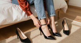 Black High-Heeled Shoes From The 80S Are Making A Comeback With Jeans, Trousers, & Dresses In Autumn 2026