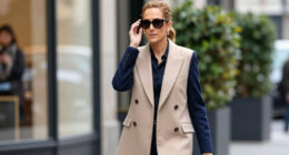 Céline Dion Looks So Sophisticated In Layers Of Double-Breasted Jackets