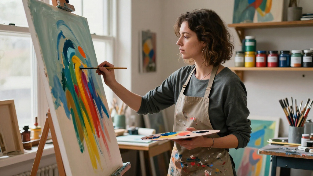 Painter Mia Middleton Presents An Eerie, Honest Look At The Trials Of Trying To Conceive