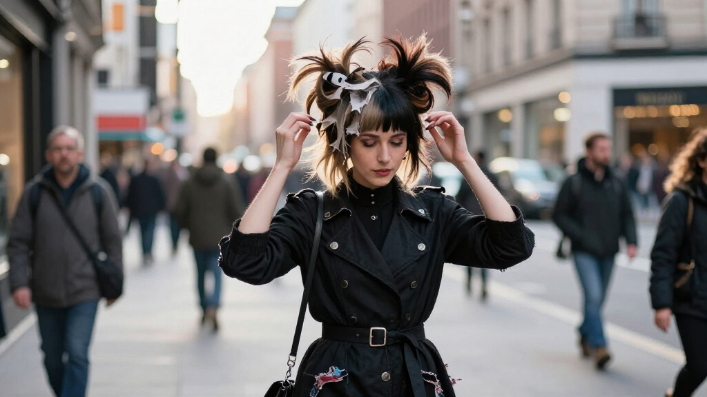 SHOWPONY Brings Hairy Claws And Deadstock Wigs To The SS27 Runway