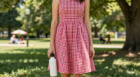 Taylor Swift’s Red Gingham Dress Has A Subtle Travis Kelce Easter Egg
