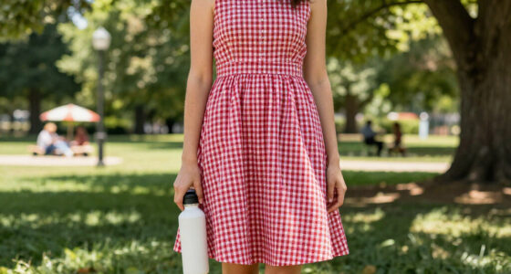 Taylor Swift’s Red Gingham Dress Has A Subtle Travis Kelce Easter Egg