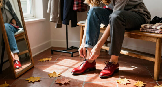6 Ways To Wear Red Shoes With Jeans, Skirts And Trousers This Autumn