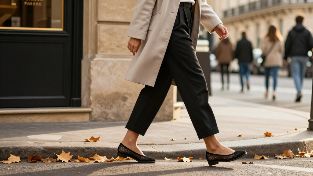 Yes, You Can Wear Mesh Flats In Fall—Just Style Them Like Gigi Hadid In Paris