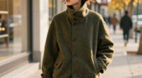 Zoë Kravitz And Harry Styles Wear Fall's Funnel-Neck Jacket Trend Two Different Ways
